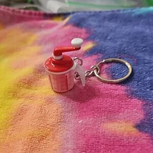 Tupperware Red and White Mini Key Holder